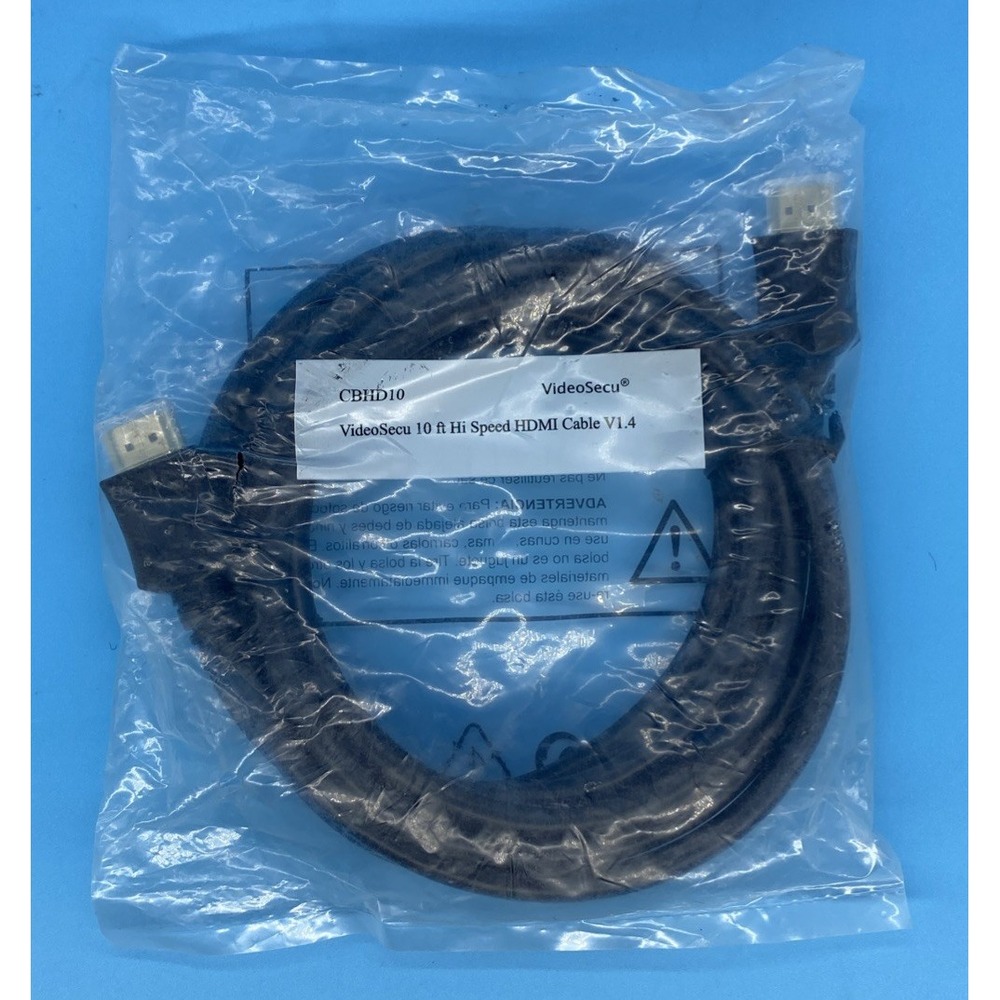 VideoSecu 10ft Hi Speed HDMI Cable V1.4 CBHD10